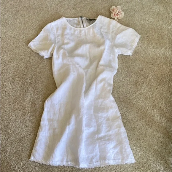 Tommy Bahama White Linen Dress, S/P - Picture 10 of 10